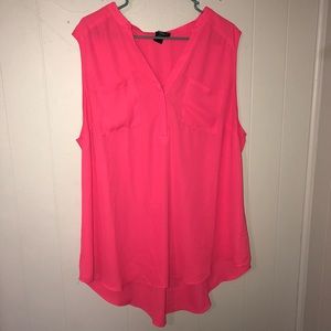 Coral/ pink tank top